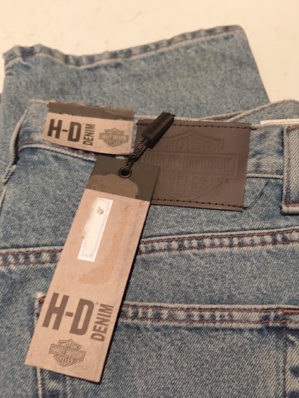 Harley-Davidson Light Blue Straight Jeans - Picture 4 of 4